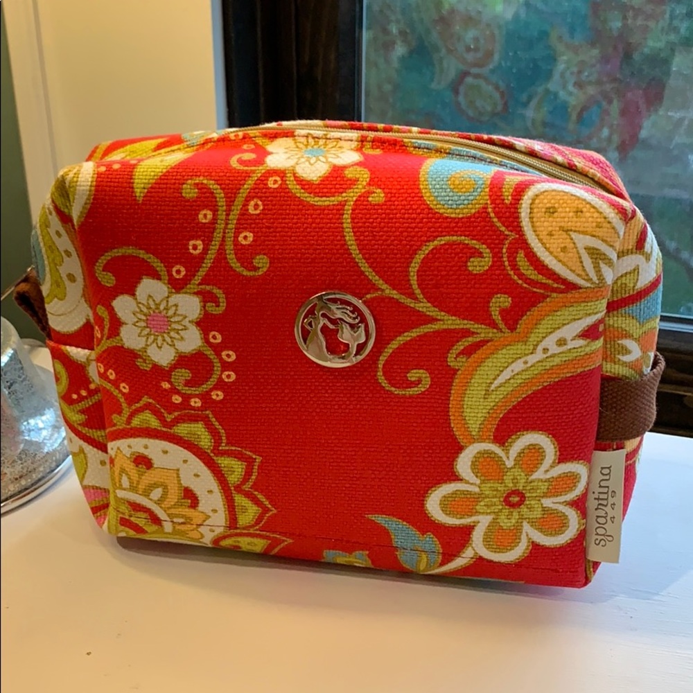 Spartina cosmetics/toiletries bag